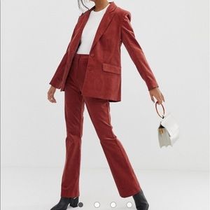 ASOS Velvet Suit - Pants and Blazer (sz4)